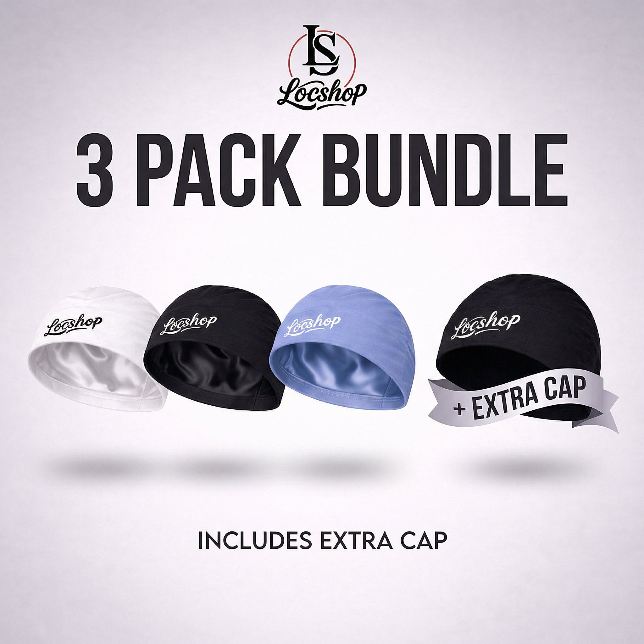 3 Pack Bundle ( Plus 1 Extra Cap)