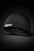 Steel Gray Satin Skull Cap