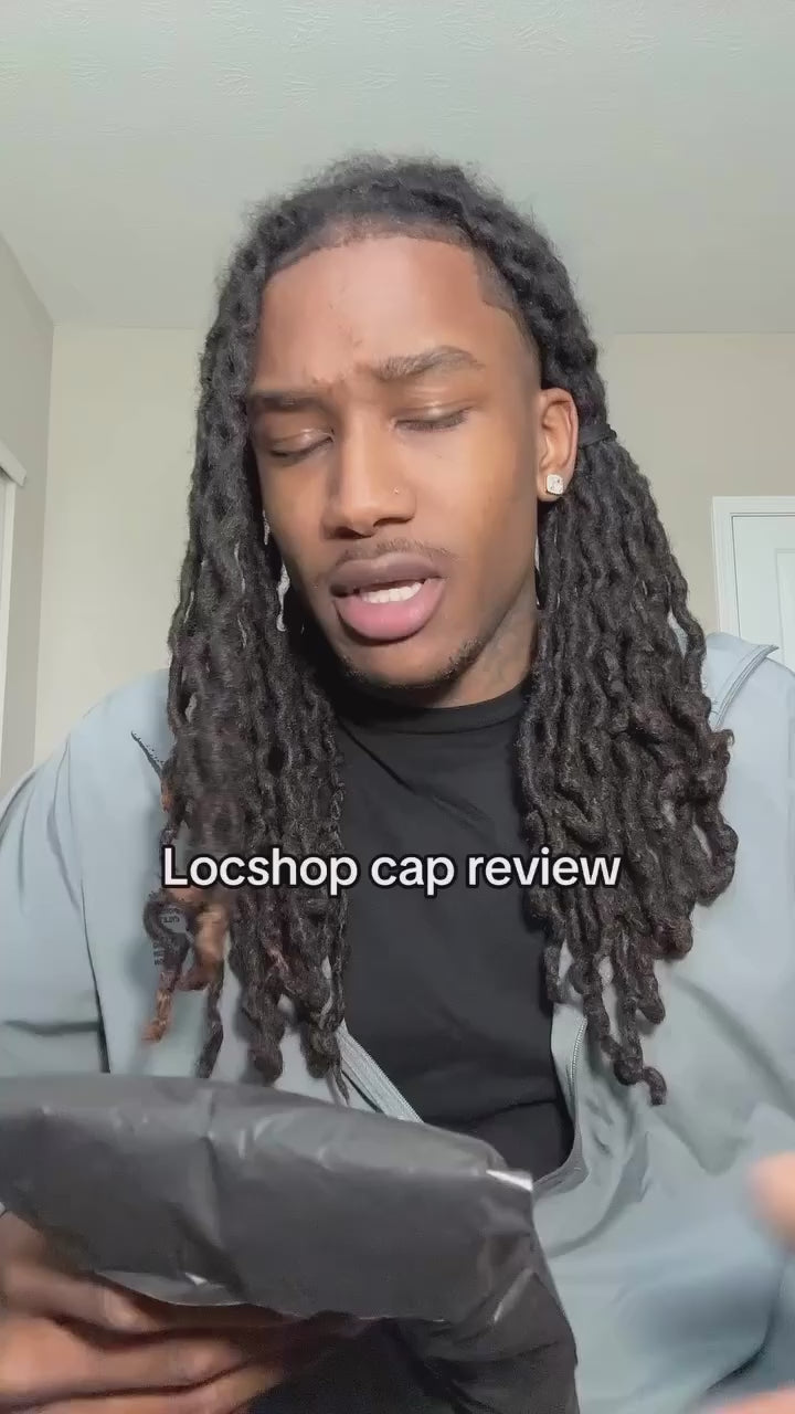 Black Satin Skull Cap For Locs, Braids, Twists & Natural Hair
